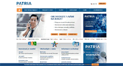 Desktop Screenshot of patria-direct.cz